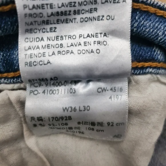 VINTAGE Levi's Denim Jeans size W36 L30 - Picture 13 of 16